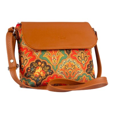 Jute Flapwali single Pkt - Sling Bag